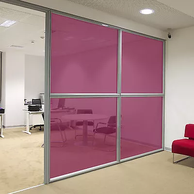Buy Transparent Coloured Window Film Stained Glass Self Adhesive Vinyl Fablon • 109.95£