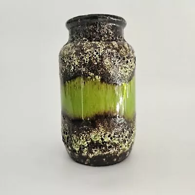 Buy A Green West German Fat Lava Vase By Scheurich. The Vase Is Numbered: 231-15. • 51.78£