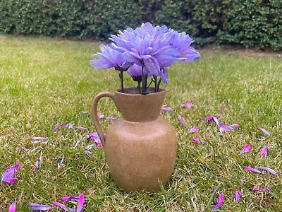 Buy Beige Stoneware Jug Liquid Pouring Vessel Made By Dee Cee Pottery Farm House • 22.99£
