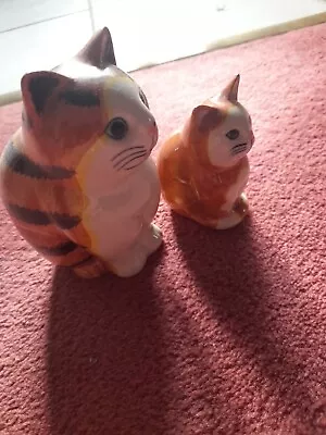 Buy Quail Cats Ceramics Moggie  Tim Ginger Smaller Monty • 10.50£