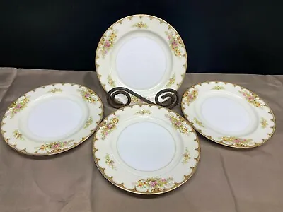 Buy Royal Embassy  LINCOLN  Porcelain Gold Gild ~ Set Of 4 ~ Bread Plates ~ 6 1/2  • 14.40£