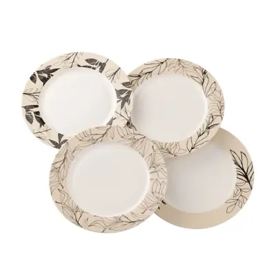 Buy Aynsley Minimal Floral Set Of 4 Dinner Plates Brand New In Gift Box  • 25.99£