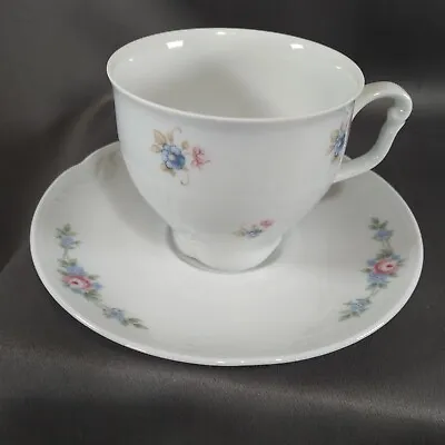 Buy Seltmann Weiden Bavaria 6 Oz Tea Cup And Saucer Set Floral And Embossed Design • 14.46£