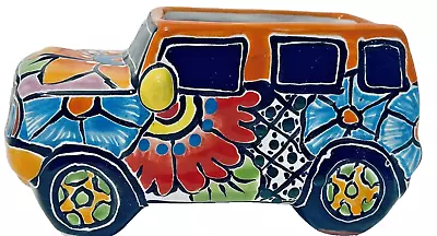 Buy Talavera Planter Truck Bus Mexican Figure Pottery Folk Art • 37.56£