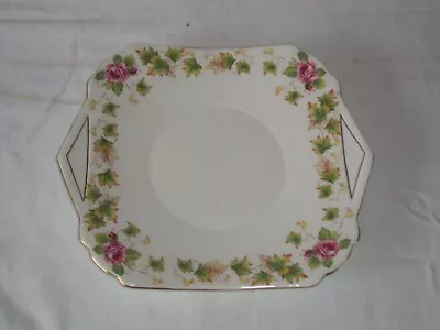 Buy Shelley Ideal Bone China Royalty Floral 9.75  Cake Plate • 12£