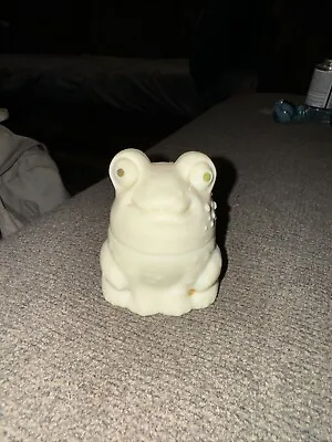 Buy Avon Vintage Glass Jar Enchanted Frog MoonWind Contains Some Cream(AE-41-M-2) • 7.35£