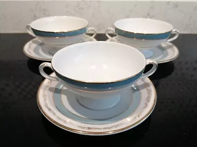 Buy Simpsons 'Oakwood' Chinastyle SET OF SIX Soup Coupes & Saucers  • 14.99£