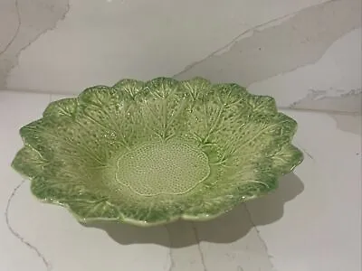 Buy Melba Ware Lettuce / Cabbage Leaf Bowl, 1940s 1950s Vintage Ceramic Plate Dish • 7.99£