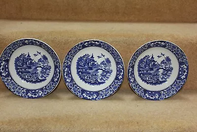 Buy 40a Set  3 Olde Alton Ware England Soup Cereal Bowls 20cm Chinese Pagoda Pattern • 12£