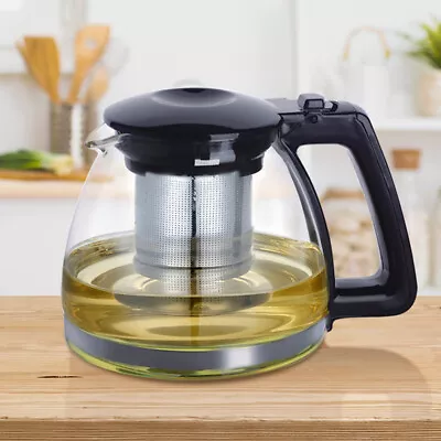 Buy  Tea Kettle With Infuser Loose Leaf Brewer Teapot Stove High Capacity Office • 14.49£