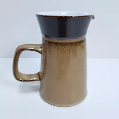 Buy Denby Country Cuisine Milk Jug Dark Light Brown Two Tone Fine Stoneware Vintage  • 11.33£