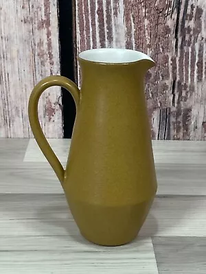 Buy Denby Ode Milk Mug Mustard Yellow Stoneware Tall 8.5  Mid Century Modern 60s 70s • 7.99£