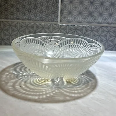 Buy Antique Rene Lalique Bowl, Signed R Lalique France And Numbered 3204 • 400£