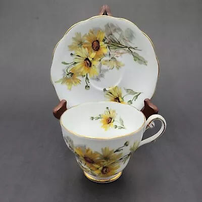 Buy Royal Standard Brown Eyed Susan Bone China Tea Cup Saucer Vintage • 18.97£