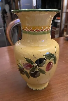 Buy Pottery Vase, Spanish Ceramic By Del Rio SALADO, Olive Decor • 17.07£