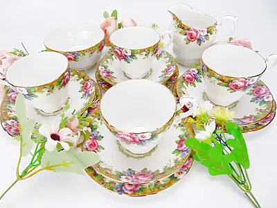 Buy Vintage Paragon Tapestry Rose Tea Set 14pc Bone China Teacup Saucer Trios Floral • 109.99£