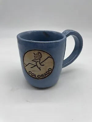 Buy Colorado Deer Hand Thrown Studio Art Pottery Coffee Mug Artist Signed Mountain • 13.28£