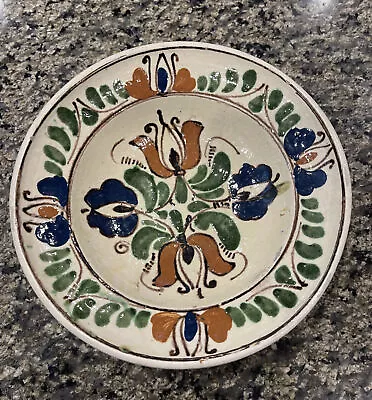 Buy Vtg Korond European Romanian Folk Art Pottery Boho Bowl 8  Floral Romania • 37.88£