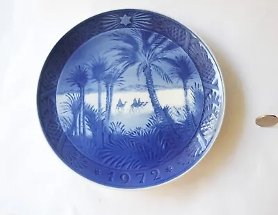 Buy Copenhagen Porcelain Denmark 7  Christmas Plate - In The Desert 1972, Kaj Lange • 3.49£