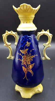Buy Antique Miniature Twin Handled URN Or Vase,hand Painted, Possibly Austrian. • 7.50£