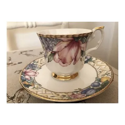 Buy Crownford Queen’s China Floral Cup And Saucer • 3.20£