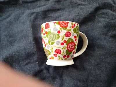 Buy Queens Julie Dodsworth Strawberry Fair Mug 9 Cm High 9 Cm Wide  • 6.95£