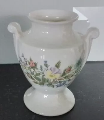 Buy Aynsley Wild Tudor Fine Bone China Flower Vase Greek Urn Style 5.5 Inch • 9.99£