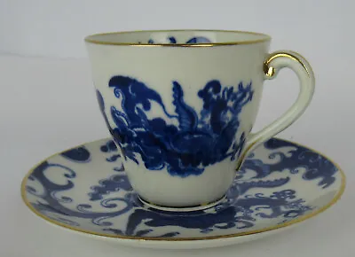 Buy Royal Worcester Crown Ware Cabinet Cup & Saucer In Dragon Pattern, C.1923 • 28£