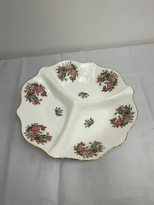 Buy Aynsley Fine China Rose Garden Serving Tray/Dish Three Sections • 5£