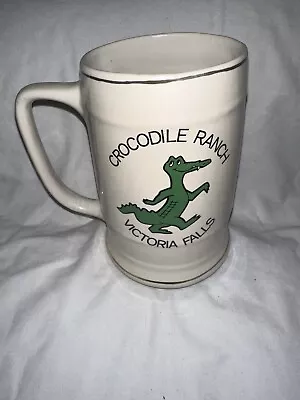 Buy Retro Ceramic Crocodile Ranch Victoria Falls Rhodesia Tankard Norbel Potteries • 2.72£