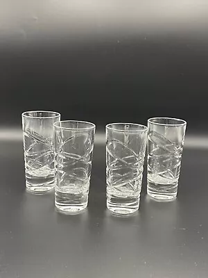 Buy Royal Doulton Saturn Nouveau Crystal Shot Glasses X 4 • 45£