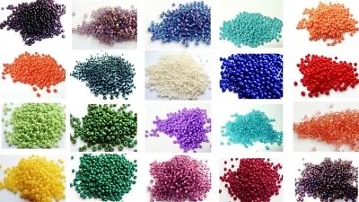 Buy 20 (g) 10/0 11/0 PRECIOSA CZECH GLASS ROUND ROCCAILLE SEED BEADS - 100+ COLOURS • 1.89£
