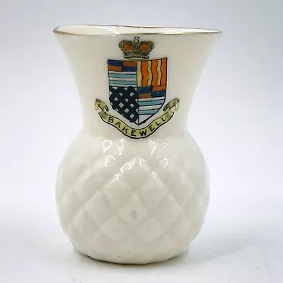 Buy Arcadian Crested China Pineapple Vase - Just A Wee Deoch An Doris - Bakewell • 12£