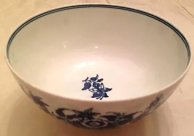 Buy 18th Century Slop Bowl Worcester Porcelain Blue White 15.5cm • 50£