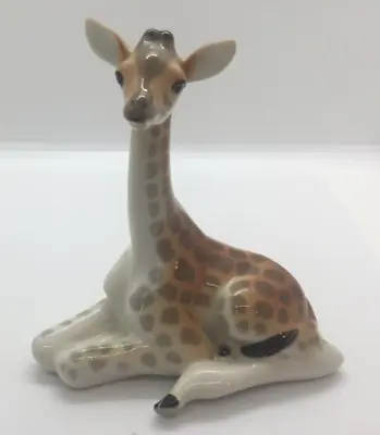 Buy Vintage Lomonosov Porcelain Giraffe Figurine Ornament Made In USSR • 20£