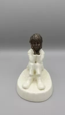 Buy Vtg Minton Designer Spellbound Fine Bone China/ Cast Solid Bronzed Figurine 1978 • 29.99£