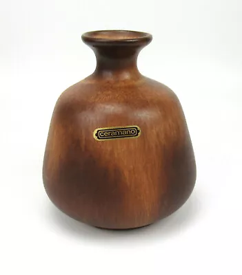 Buy Ceramic Ceramic Vase NUBIA Hans Welling Design 60s 70s Pottery WGP Label  • 32.06£