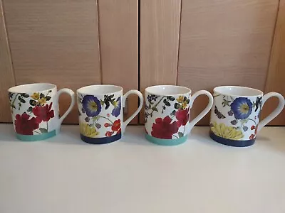 Buy Queens Fine China Royal Horticultural Society 4 Butterflies & Blooms Mugs • 18£