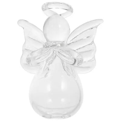 Buy Clear Glass Angels Tree Ornaments For Xmas • 8.68£