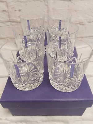 Buy Edinburgh Crystal New Boxed Set Of 6 Tumblers Whisky Glasses Tay (WL) NEW • 59.99£