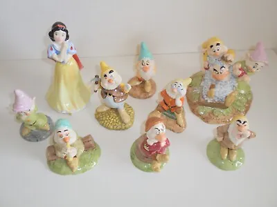 Buy Royal Doulton Disney Snow White And & The Seven Dwarfs Figures Grumpy Dopey Doc • 19.99£