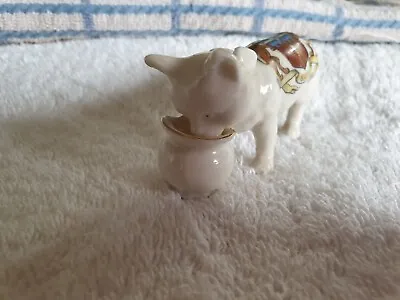 Buy Crested China Cat Drinking From Milk Jug. Crest Of Bath. • 4£