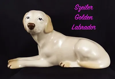 Buy Lovely Vintage Szeiler Large Size Golden Labrador • 16.99£