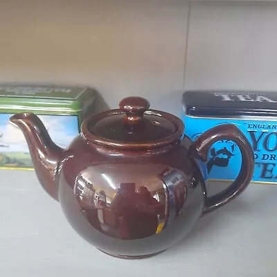 Buy Vintage Sadler Treacle Glaze Brown Betty 1 1/2 Pint Teapot VGC  • 17.99£