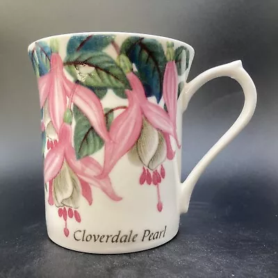 Buy Vintage Fuchsia Cloverdale Pearl Fine Bone China Mug Made In England Elizabethan • 19.95£