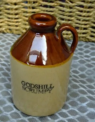 Buy Vintage Godshill Scrumpy Bottle - Hand Made Derbyshire Stoneware- Mini Tankard • 4£