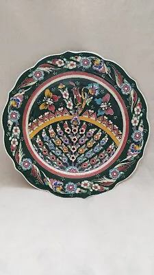 Buy Turkish Pottery Kutahya Decorative Wall Plate, Signed  • 30£
