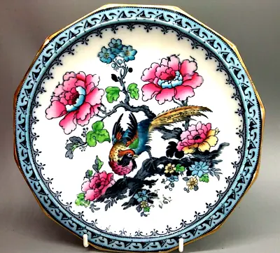Buy Antique Losol Ware Keeling Burslem Collectible Plate Bird Flowers Shanghai • 25£