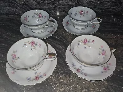 Buy 4 Edelstein Florence Footed Cup And Saucer Sets • 38.92£