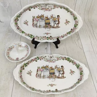 Buy Brambly Hedge Tea Service Platter X2 And Poppy's Bedroom Ring Stand • 9.99£